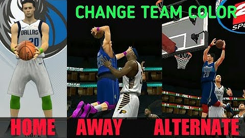 CHANGE TEAM COLOR HOME AWAY AND ALTERNATE v46 MYCAREER | NBA2K19 MOBILE