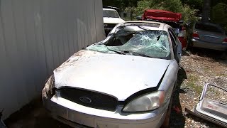 Rock thrown through windshield kills North Carolina woman