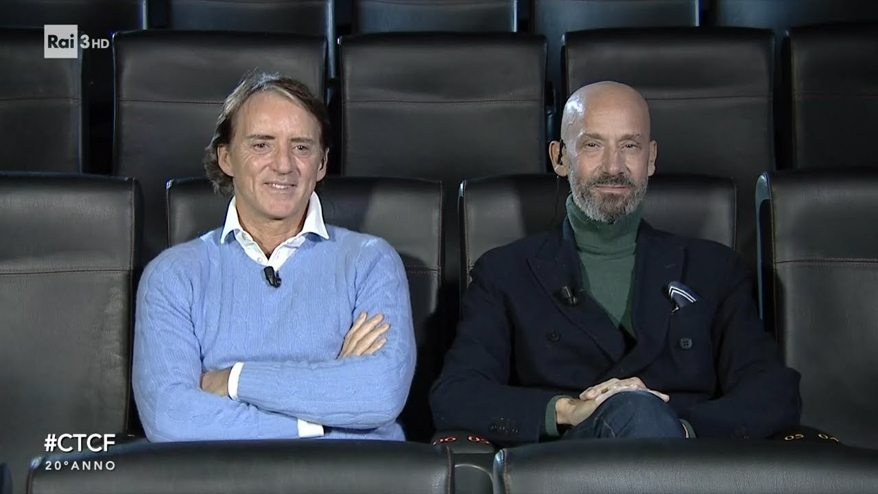 Roberto Mancini a Che tempo che fa: «Vialli è sempre qui con me. Come ct  dell'Italia avrei continuato 10 anni»
