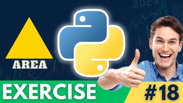 Python Exercise - Calculate Area of a Triangle (Daily Python Practice #18)