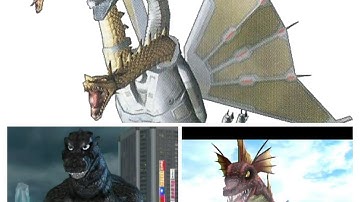 Godzilla unleashed ai fights mecha king ghidorah vs godzilla 1954 vs titanosaurus