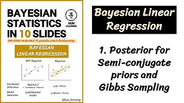Bayesian Linear Regression (1) Posterior for Semi-conjugate priors and Gibbs Sampling
