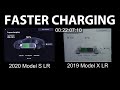 Tesla Model S LR Raven rev. G battery pack charging