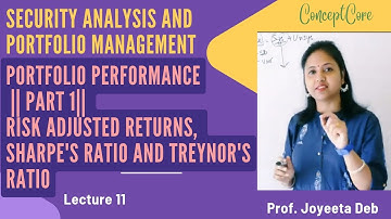 Portfolio Performance || Part 1|| Risk adjusted returns, Sharpe