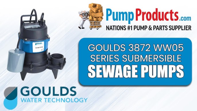 Goulds 3887BHF WS_BHF Series Submersible Sewage Pumps - YouTube