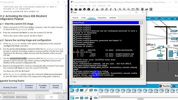 6.2.4.4 Packet Tracer - Router and Switch Resilience