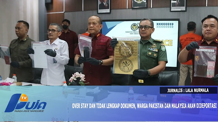 Overstay And Incomplete Documents, Pakistani And Malaysian Citizens Will Be Deported