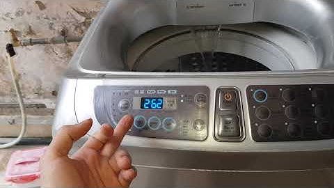 Cách test mã lỗi máy giặt samsung inverter năm 2024