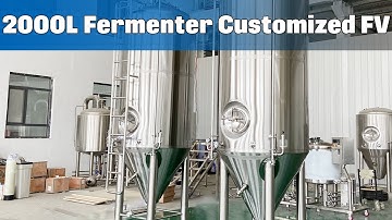 20HL 2000L Fermentation Tank Customized FV | HULK Brewtech