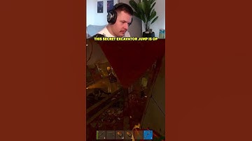 Secret Excavator Jump 😈#rust #rustgame #pve #gaming #rustconsole #rustclips #ragebait #funny #memes