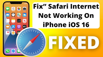 How to fix Safari Internet Not Working On iPhone or iPad iOS 16 Safari Browser Issue Fixed