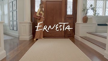 Introducing Ernesta. Designer Quality, Custom-Sized Rugs