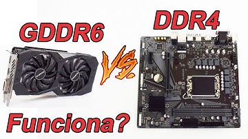 Placa de vídeo DDR6 em placa-mãe DDR4, funciona?