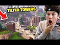 I ONLY LANDED AT TILTED TOWERS AND THIS HAPPENED... Fortnite Battle Royale