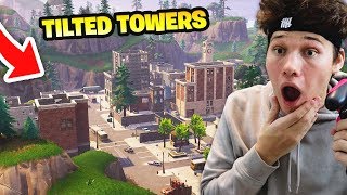 I ONLY LANDED AT TILTED TOWERS AND THIS HAPPENED... Fortnite Battle Royale