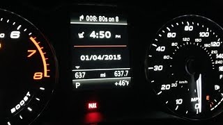 Audi A3 & S3 Trip Computer Screen Overview