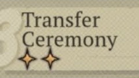 [Reverse: 1999] The Puppy and the Hippie, Transfer Ceremony