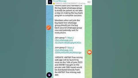 antbit exchange Update on Telegram