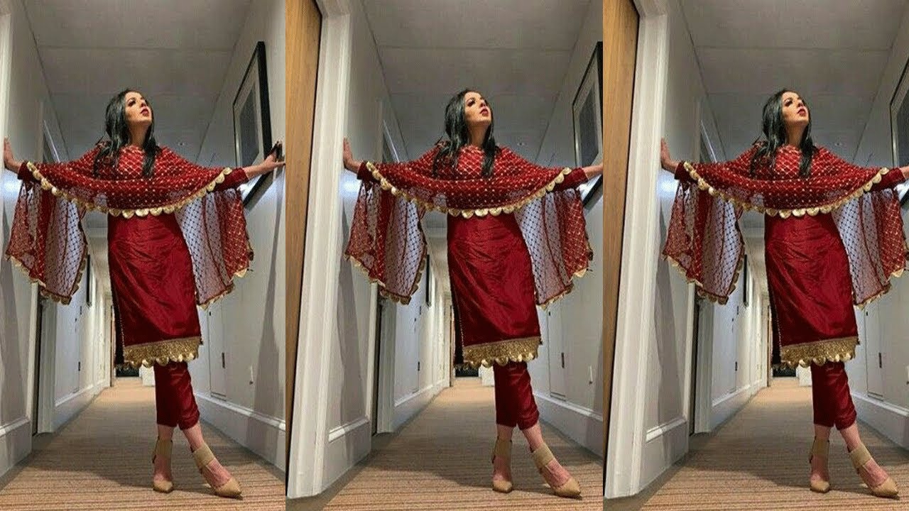Latest Maroon Suits DesignsMaroon Punjabi Salwar Suits