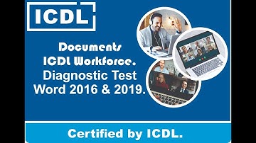 Final ICDL Documents Pretest with 100% Score Guaranteed.