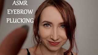 картинка: АСМР выщипывание бровей | ASMR eyebrow plucking