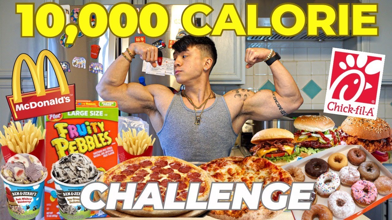 ATTEMPTING To EAT 10 000 CALORIES In LESS THAN 24 HOURS YouTube