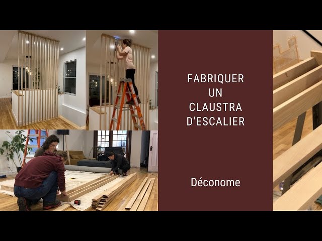 Délimiter un espace intérieur avec un claustra de bois - Déconome