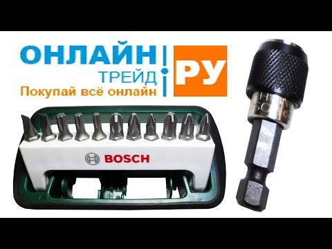 Видеообзор на Набор бит Bosch 2608255994, 12 предметов