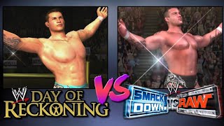 WWE Day of Reckoning vs. SmackDown vs Raw - Roster Comparison