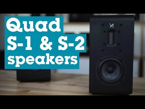 Quad S 1 And S 2 Bookshelf Speakers Crutchfield Youtube