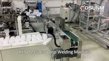 KF94 Mask Ear Loop Welding Machine Testing Video