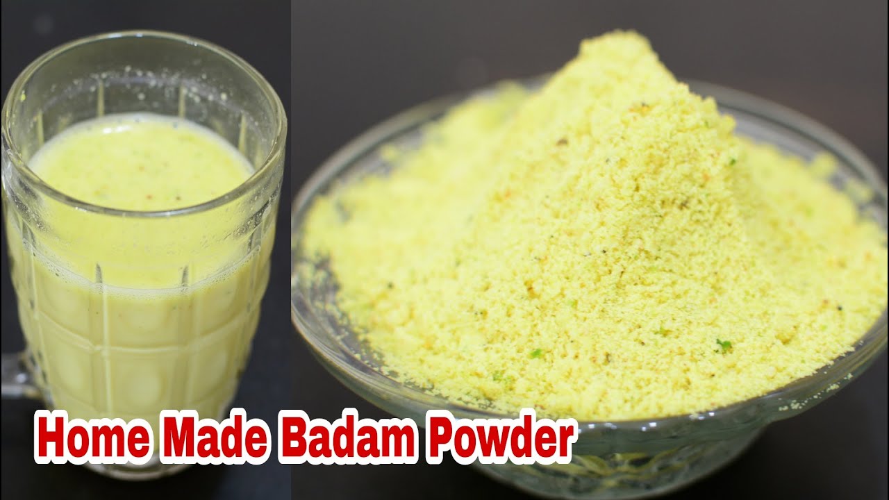 Home Made Badam PowderHow to Make Almond Milk PowderBadam Milk Powder