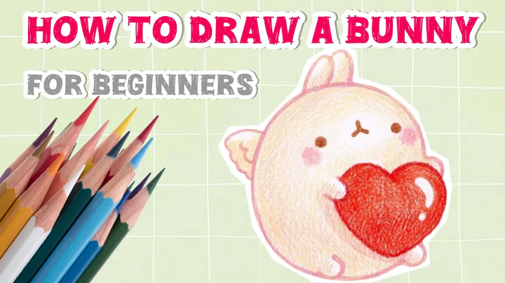 How To Draw A Bunny Holding A Heart🐰❤️