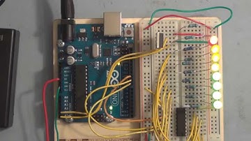 Arduino Temperature Sensor LED Bar Graph