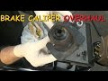Disc Brake Caliper - Overhaul