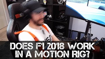 FIRST DRIVE - F1 2018 with Motion Simulator Platform V3