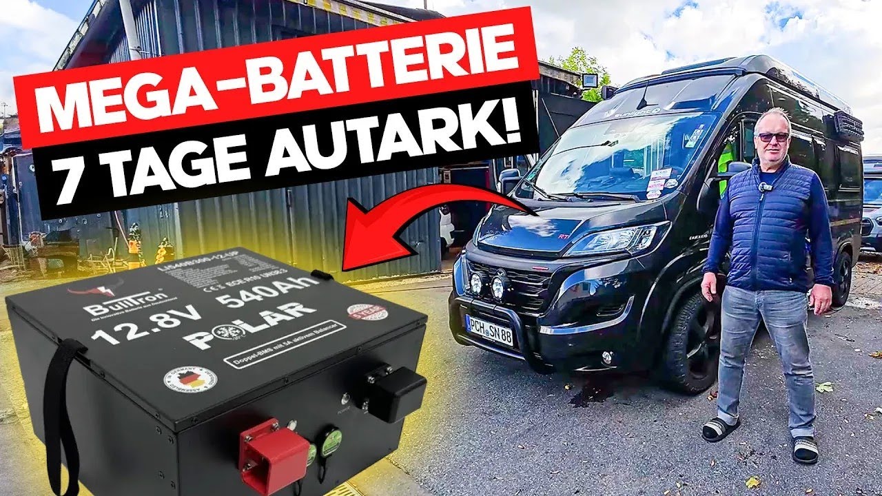 540 Ah Bulltron Lithium-Batterie im Wohnmobil – Fiat Ducato Untersitz
