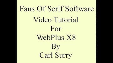 WebPlus Basic site setup pt 07