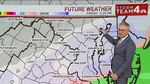 Snow could make for messy Friday morning commute in DC area | NBC4 Washington