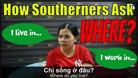 Learn Vietnamese #5| WHERE Questions| How To Ask WHERE In Vietnamese| Ở ĐÂU? ĐÂU?