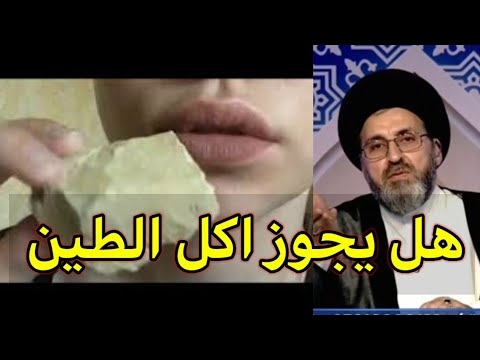 هل اكل الطين يجوز السيد رشيد الحسيني