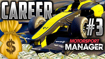 Motorsport Manager PC Career - GREAT RESULT. MORE MONEY! -  FULL GAME Part 3