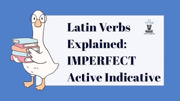 Latin Verbs Explained: Imperfect Active Indicative