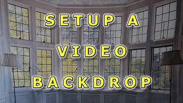 HOW TO SETUP VIDEO BACKDROPS – Fabric and Vinyl using a Grommet Tool and Backdrop Stand.