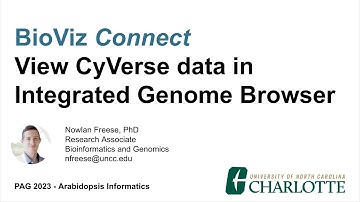 BioViz Connect: View CyVerse data in Integrated Genome Browser (PAG 2023)