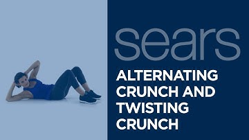 Alternating Traditional Crunch and Twisting Crunch