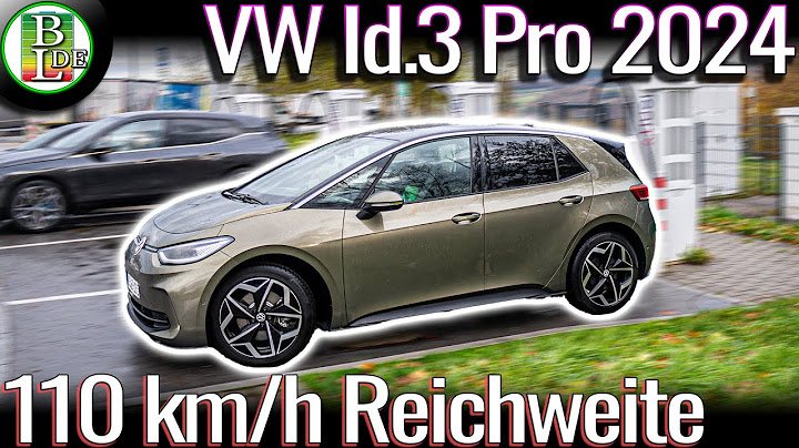 Der NEUE VW Id.3 Pro 2024 (59kWh) - 110 km/h Reichweiten Test