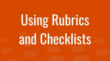 Using rubrics and checklists in Wixie