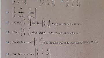 Chapter 4 Determinent class XII ||  explanation of Minor and Cofactor ||Exercise 4.4 Question 11 -13
