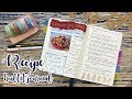 RECIPE BULLET JOURNAL - HOW TO SET UP ↬ WITH FLIP THROUGH